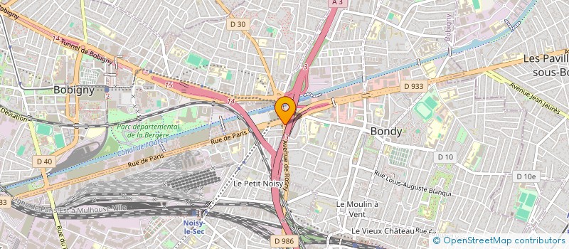 localisation de l'entreprise COCOROTI à NOISY-LE-SEC