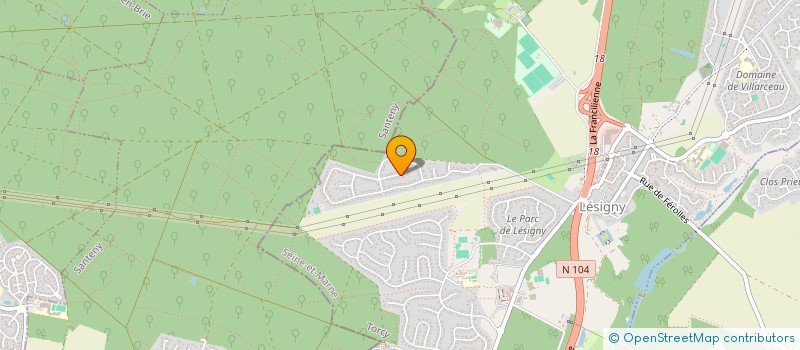 localisation de l'entreprise COCOS ET ASSOCIES  LESIGNY