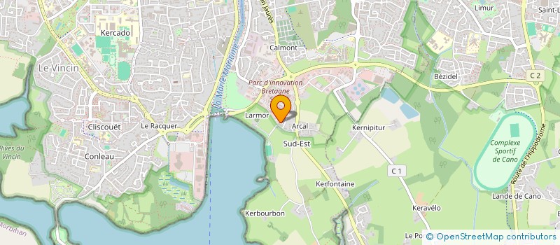 localisation de l'entreprise COCOSMOS à VANNES