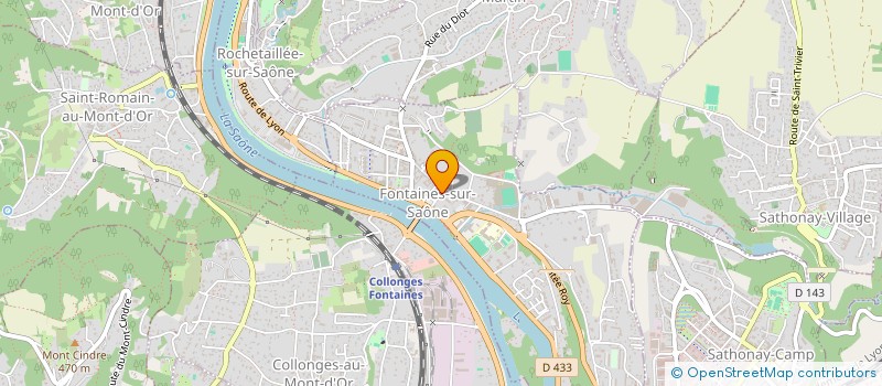 localisation de l'entreprise COCOTHIE  FONTAINES-SUR-SAONE