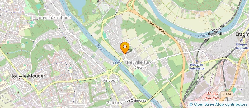 localisation de l'entreprise COCOTT'ANEUF  NEUVILLE-SUR-OISE