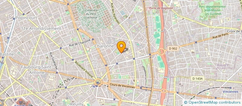 localisation de l'entreprise COCOTTBOX  PARIS