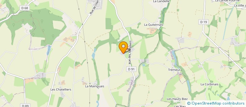 localisation de l'entreprise COCOTTE  CREHEN