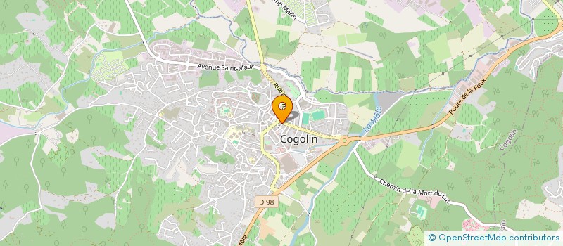localisation de l'entreprise COCOTTE  COGOLIN