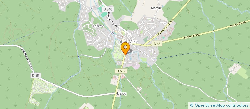 localisation de l'entreprise COCOTTE A LA PLAGE  VIELLE-SAINT-GIRONS