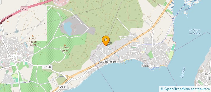 localisation de l'entreprise COCOTTE INVEST  BOUZIGUES