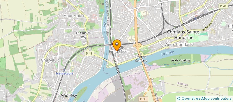 localisation de l'entreprise COCOTTES  CONFLANS-SAINTE-HONORINE