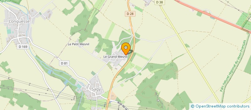 localisation de l'entreprise COCOTTES DU VEXIN à SAGY