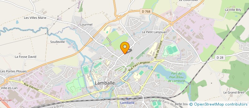 localisation de l'entreprise COCOTTES ET POPOTTES  LAMBALLE-ARMOR