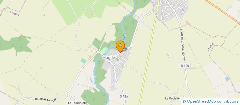 localisation de l'entreprise COCOTTES HEUREUSES à MAGNE