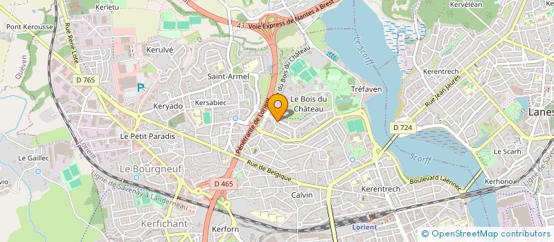 localisation de l'entreprise COCOUAL  LORIENT