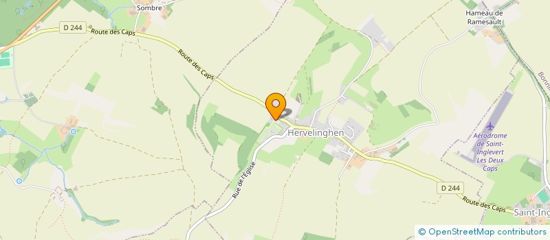 localisation de l'entreprise COCQ A HERVELINGHEN  HERVELINGHEN