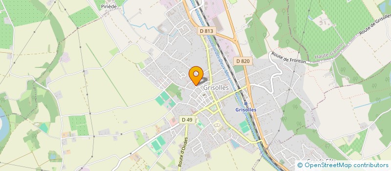 localisation de l'entreprise COCRAN à GRISOLLES