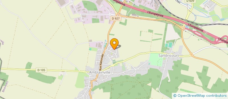 localisation de l'entreprise COCY  AMBLAINVILLE