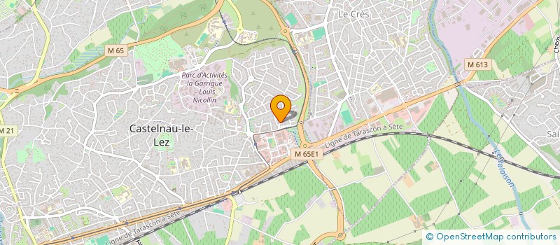 localisation de l'entreprise COCYGA  CASTELNAU-LE-LEZ