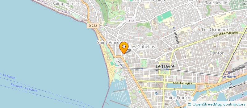 localisation de l'entreprise COCYNI  LE HAVRE