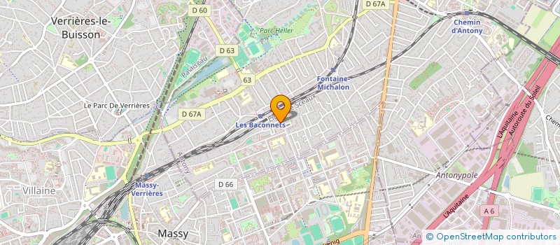 localisation de l'entreprise COD à ANTONY
