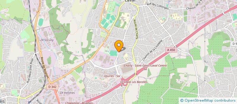 localisation de l'entreprise COD  SAINT-GENIS-LAVAL