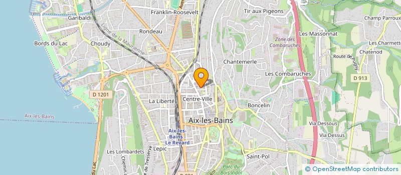localisation de l'entreprise COD DEVELOPPEMENT à AIX-LES-BAINS