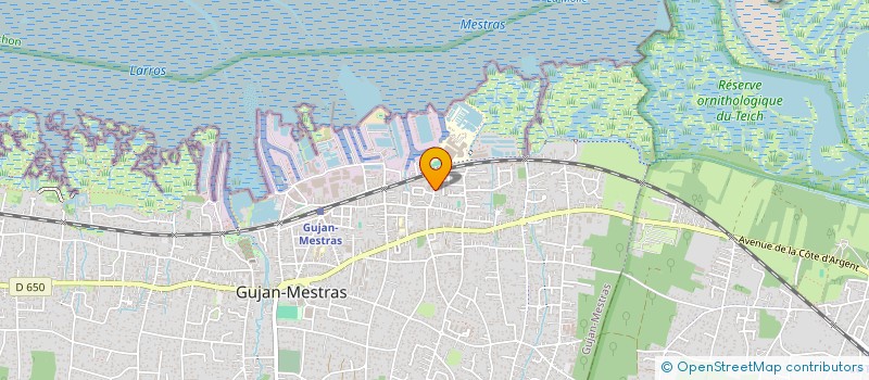 localisation de l'entreprise CODA à GUJAN-MESTRAS