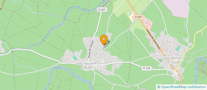 localisation de l'entreprise CODA  SAINT-NAZAIRE-D'AUDE