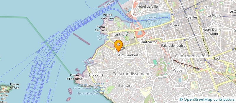 localisation de l'entreprise CODA  MARSEILLE