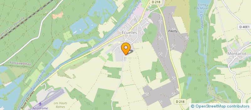 localisation de l'entreprise CODA - EXPERTISE ET CONSEIL  MORET-LOING-ET-ORVANNE