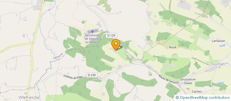 localisation de l'entreprise CODA LES RENDEZ VOUS D'EOLE  SIMORRE