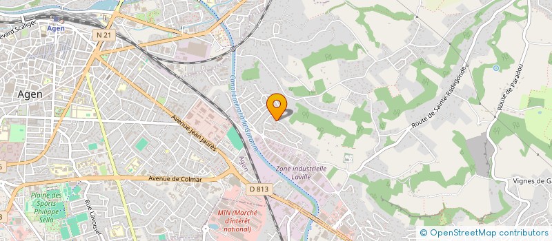 localisation de l'entreprise CODA SERVICES  BON-ENCONTRE