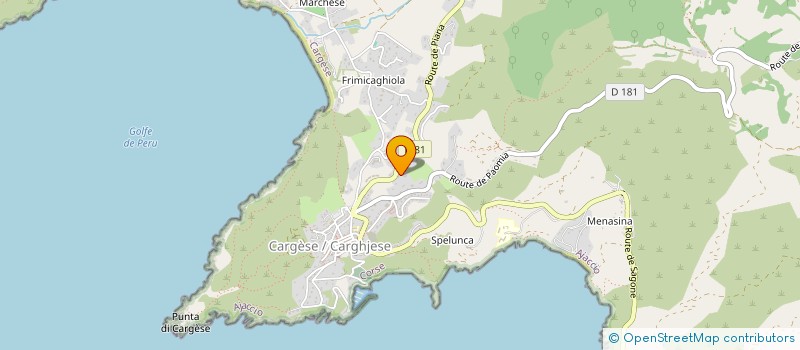 localisation de l'entreprise CODACCIONI RALLYE  CARGESE