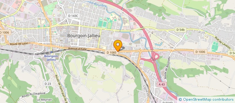 localisation de l'entreprise CODACO à BOURGOIN-JALLIEU