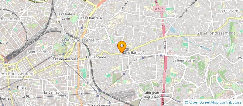 localisation de l'entreprise CODAGE à MARSEILLE