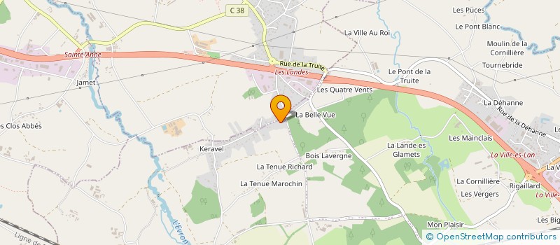 localisation de l'entreprise CODALI à LAMBALLE-ARMOR