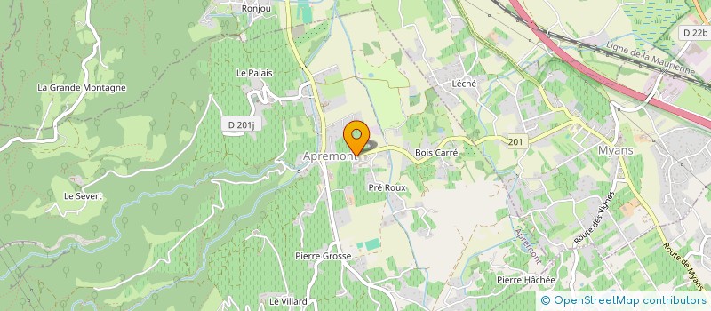 localisation de l'entreprise CODALP AUTOMATISME  APREMONT