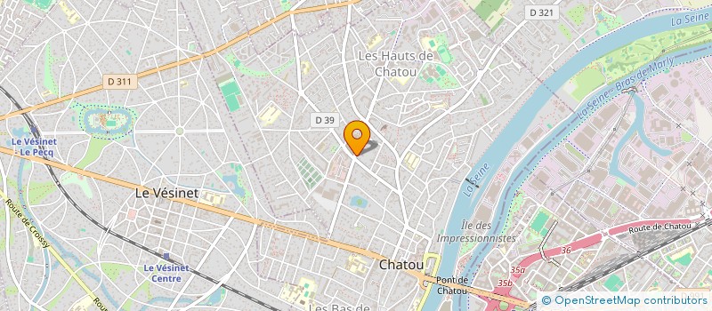 localisation de l'entreprise CODALYA CONSULTING  CHATOU