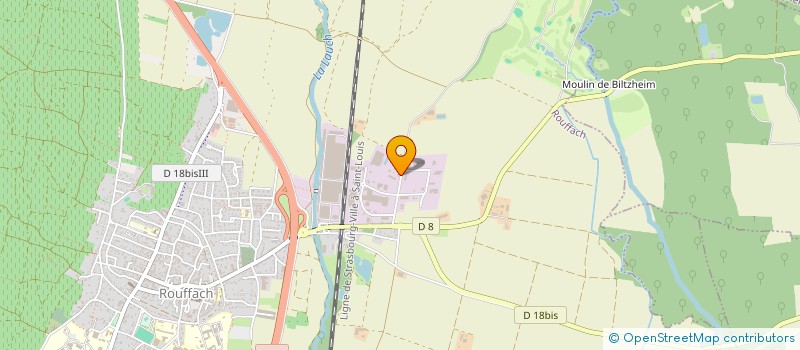 localisation de l'entreprise CODAMA  ROUFFACH