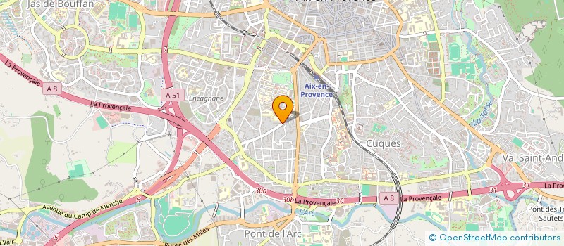 localisation de l'entreprise CODAMAR  AIX-EN-PROVENCE