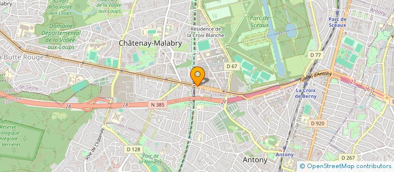 localisation de l'entreprise CODANATEK  CHATENAY-MALABRY