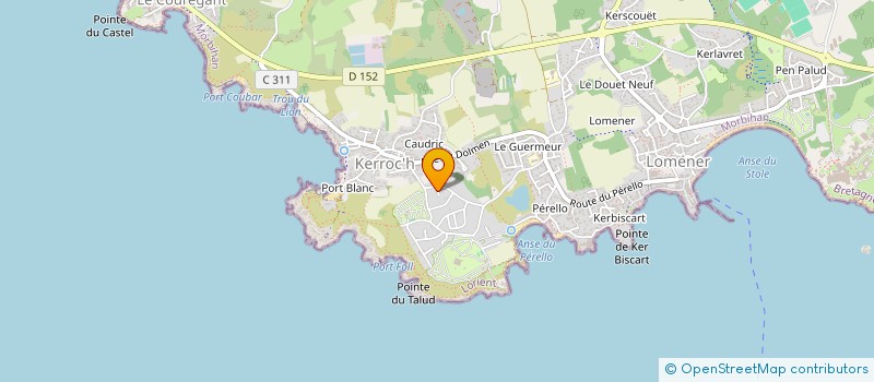 localisation de l'entreprise CODANYS à PLOEMEUR