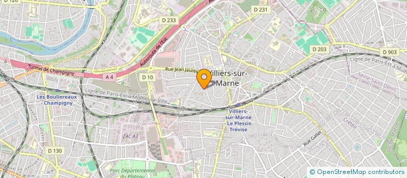 localisation de l'entreprise CODARA  VILLIERS-SUR-MARNE