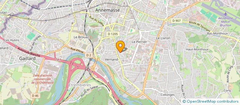localisation de l'entreprise CODAROGLU IMMOBILIER à ANNEMASSE