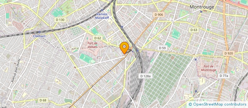 localisation de l'entreprise CODAS  CHATILLON