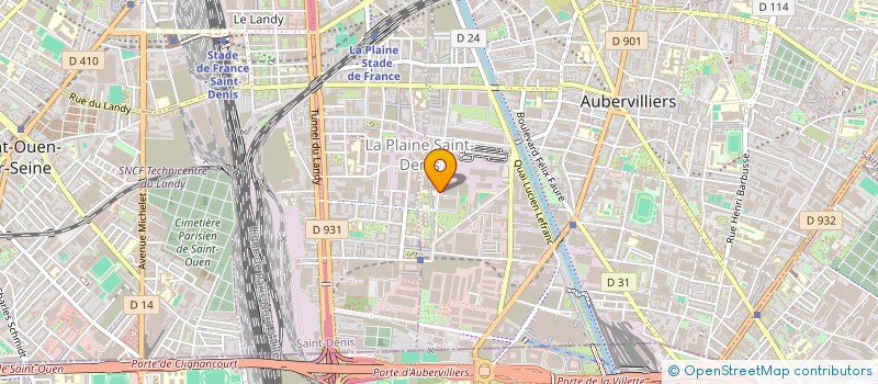 localisation de l'entreprise CODASYSTEM FRANCE à AUBERVILLIERS