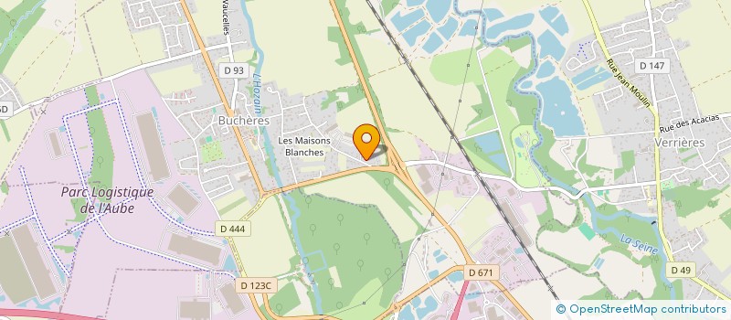 localisation de l'entreprise CODATECH  BUCHERES