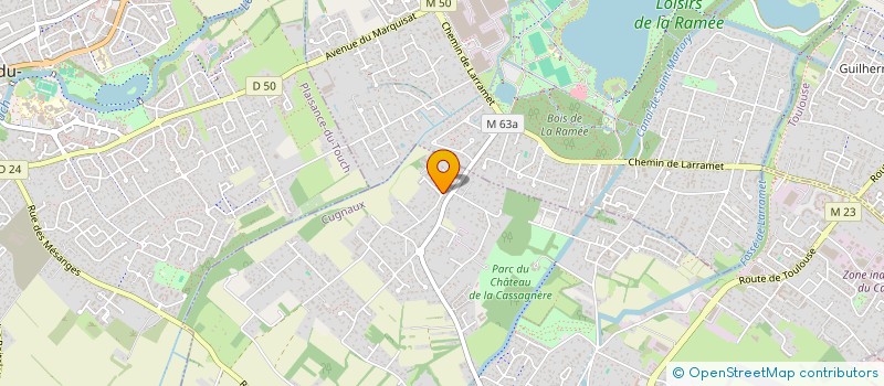 localisation de l'entreprise CODAV  CUGNAUX