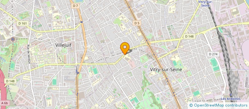 localisation de l'entreprise CODAZEDIT SA  VITRY-SUR-SEINE
