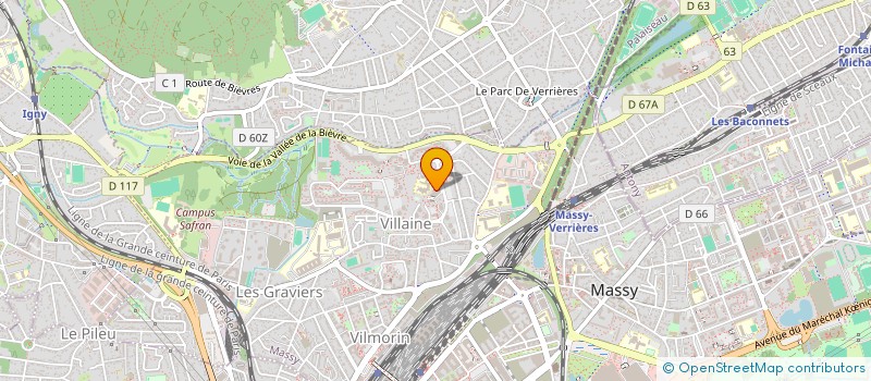 localisation de l'entreprise CODE 26 à MASSY