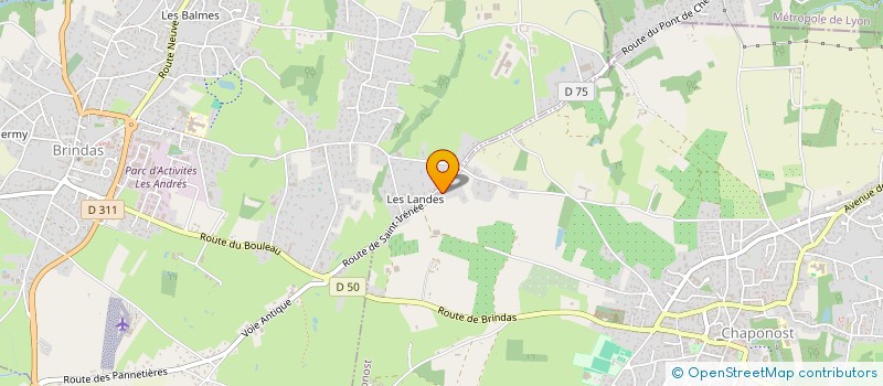 localisation de l'entreprise CODE 4  CHAPONOST