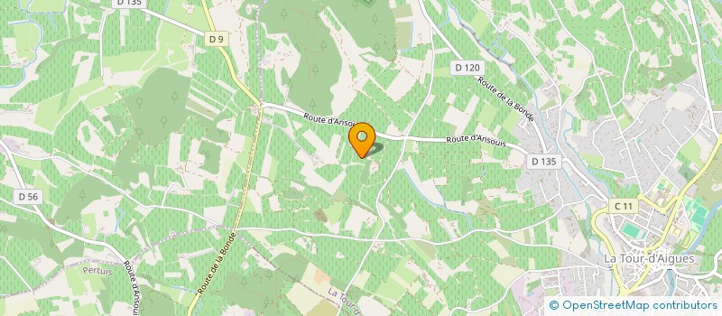 localisation de l'entreprise CODE à LA TOUR D AIGUES