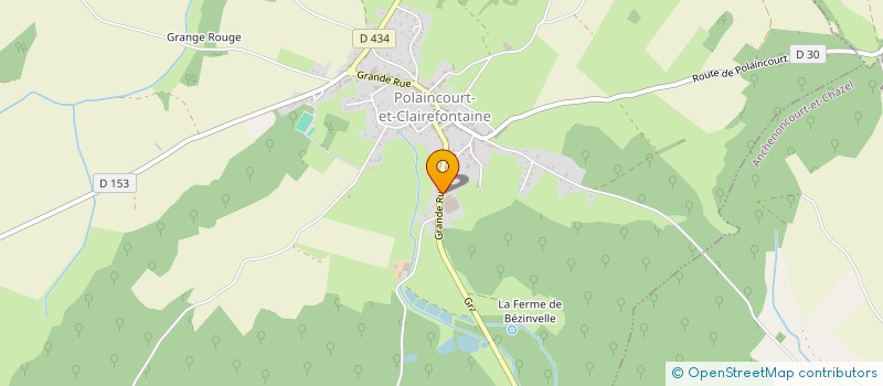 localisation de l'entreprise CODE AGRI. à POLAINCOURT-ET-CLAIREFONTAINE